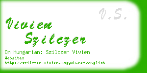 vivien szilczer business card